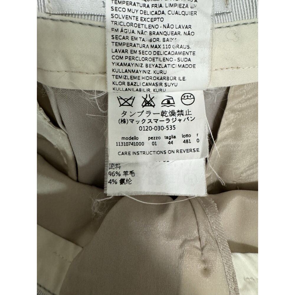 Max Mara Wool Trousers Tapered Leg Classic Quiet Luxury Italy, 10 - Picture 13 of 15